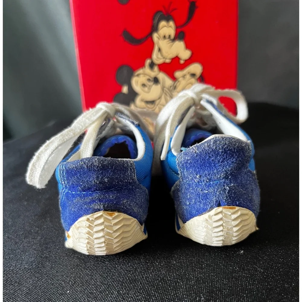 Vintage Disney Pals Baby Shoes Toddler‎ Sneakers Cartoon Mickey Goofy